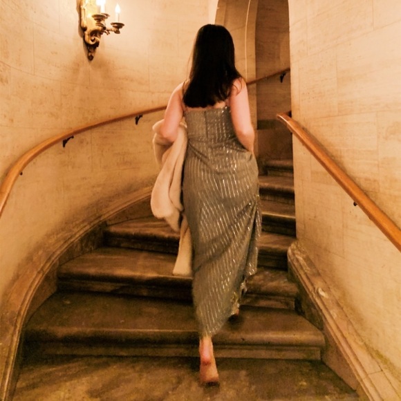 Dresses & Skirts - Silver Maxi Dress